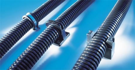 Cable protection conduit holders
